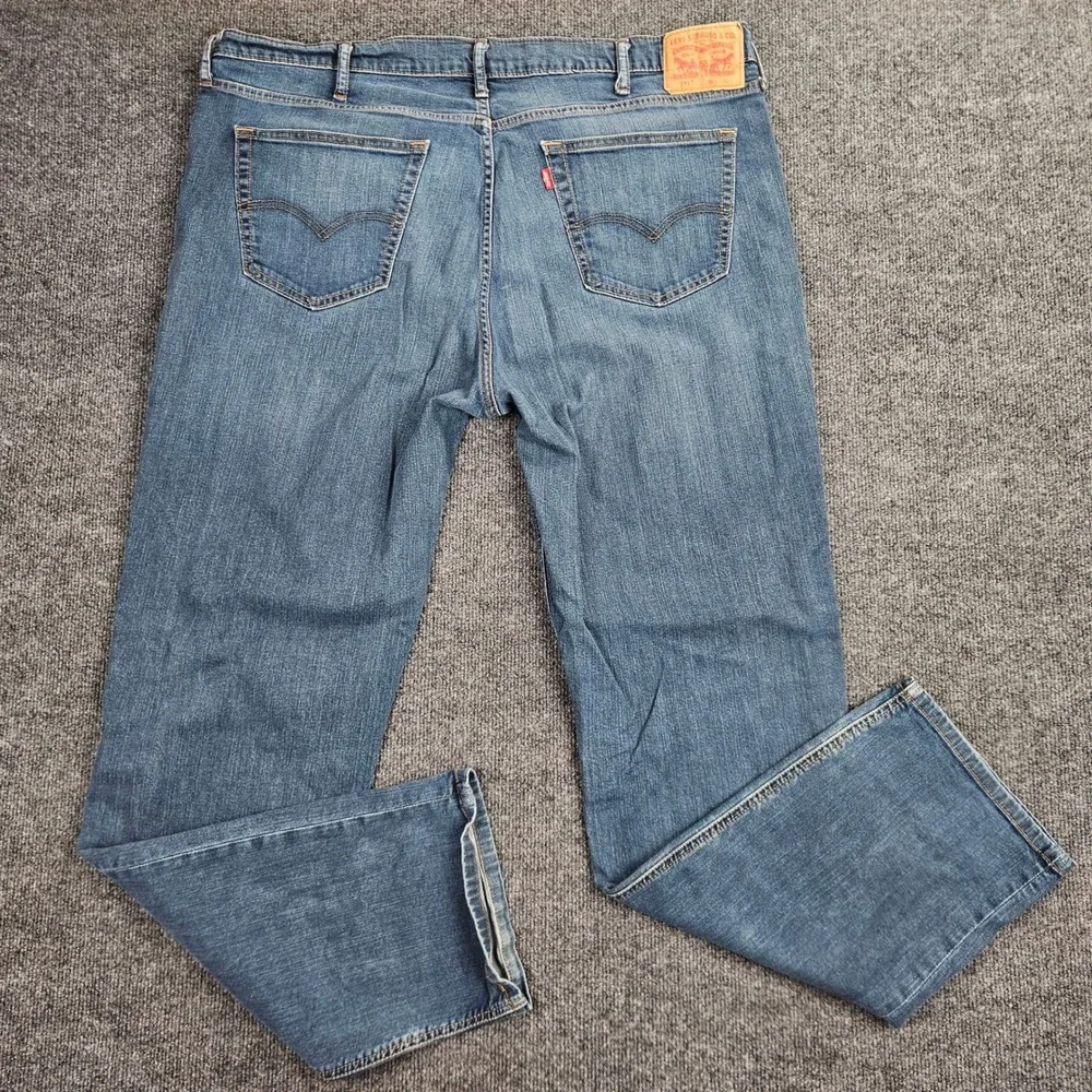 Levis 541 Jeans Men's 42x36 Athletic Taper Dark Wash Stretch Denim Casual Blue